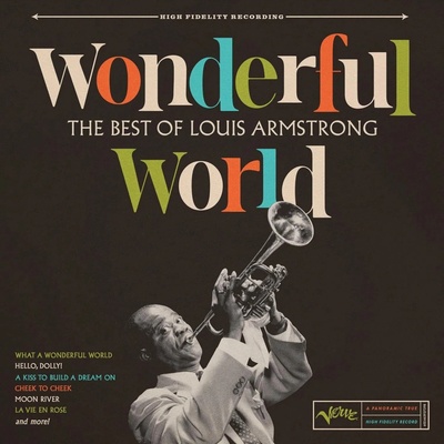 Louis Amstrong Wonderful World The best of Luis Amstrong 1 LP