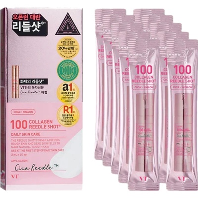 VT Cosmetics Collagen Reedle Shot 100 Mikrojehličkový booster 10 x 2 ml
