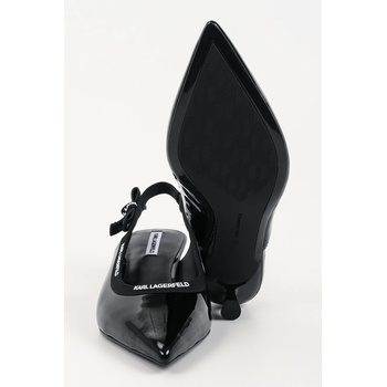 Karl Lagerfeld Кожени обувки с тънък ток Karl Lagerfeld Pasha (KL30109R.1BP)