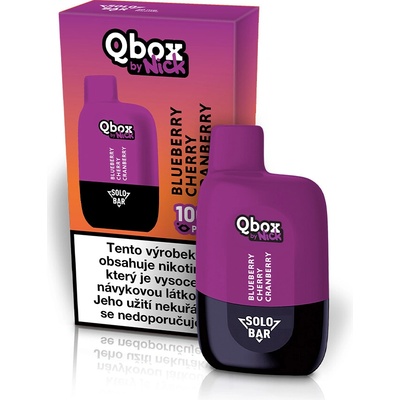 Nick Qbox BLUEBERRY CHERRY CRANBERRY 20 mg 5 ks