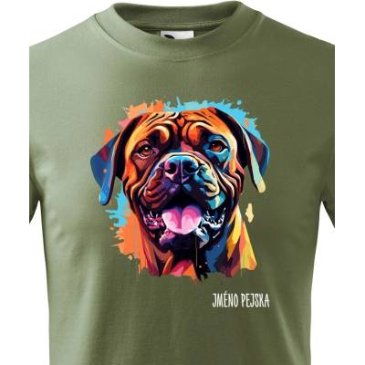 Dětské tričko Bulmastif Military Canvas tričko 2437