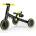 KinderKraft Детска триколка Kinderkraft 4trike 3в1, в черно - KinderKraft