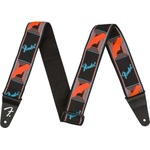 FENDER Колан за китара Monogrammed Strap Blue/Orange by FENDER