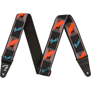 FENDER Колан за китара Monogrammed Strap Blue/Orange by FENDER
