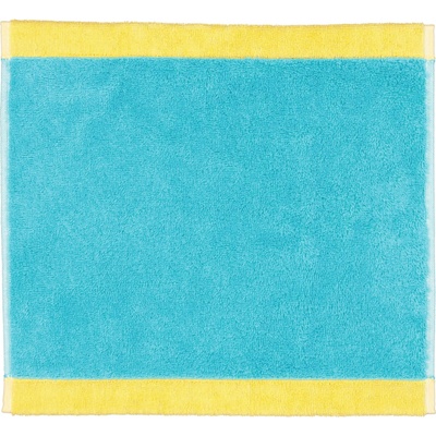 Cawö Кърпа Lifestyle Splash 30 x 30 см тюркоазено-жълта (7071 30/30 15)