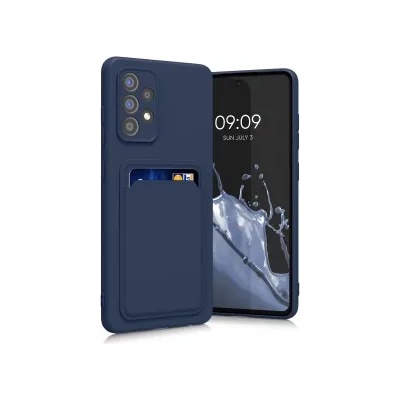 kwmobile Калъф за Samsung Galaxy A52 - син