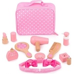 Bigjigs Toys - Дървен козметичен комплект в несесерче (BJ490)