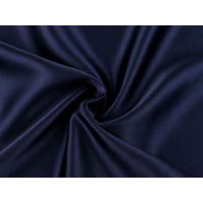 Prima-obchod Satén splývavý Rose, barva 8 (71) (180 g/m²) modrá tmavá