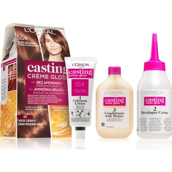 Image 1 of L'Oréal Casting Creme Gloss боя за коса цвят 554 Spicy Chocolates
