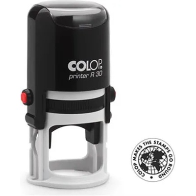 COLOP Печат, кръгъл, COLOP " Printer R 30", с черна подложка за смяна 01033000 (01033000)