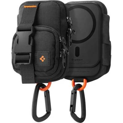Spigen SNAP ZIP калъф с поставка, универсален, MagSafe, ЧЕРЕН AFA09338 (AFA09338)