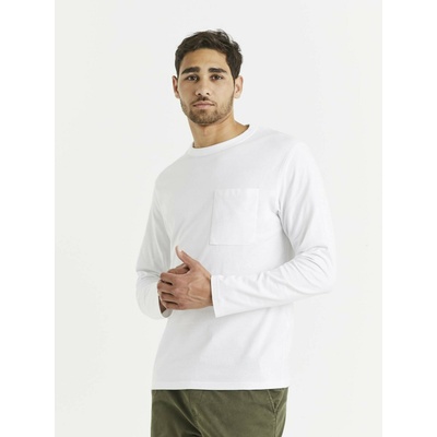 Celio Бяла мъжка основна риза с джоб Celio Celio | Byal | МЪЖЕ | M