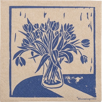 Bloomingville Хартиени салфетки Tulips 33 см 20 бр (82062249)