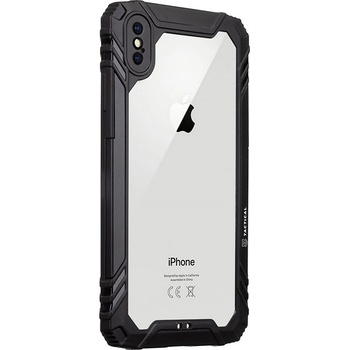 Pouzdro AppleMix TACTICAL Chunky Mantis Apple iPhone Xr - plastové / gumové - čiré / černé