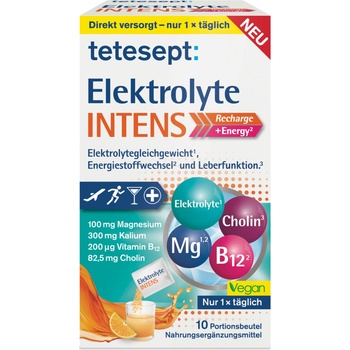 tetesept Електролити Intens - 10 сашета