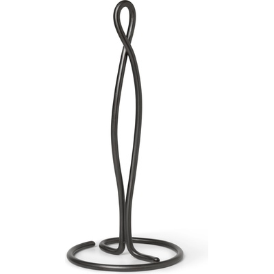 Ferm Living Поставка за хартиени кърпи Curvature черно-месингова (1104264494)