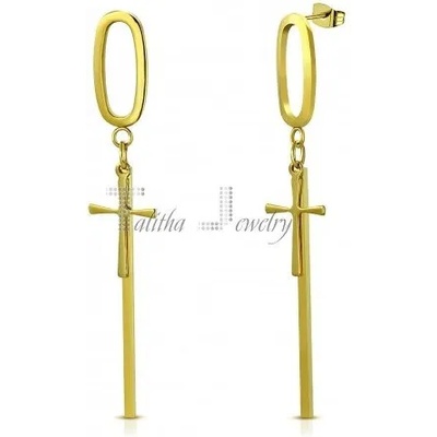 Talitha Висящи дамски обеци с кръстове
