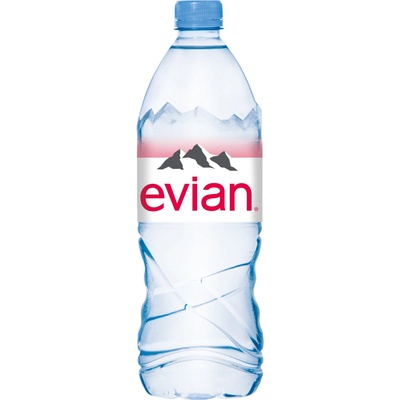 Evian prírodná minerálna voda nesýtená 1 l