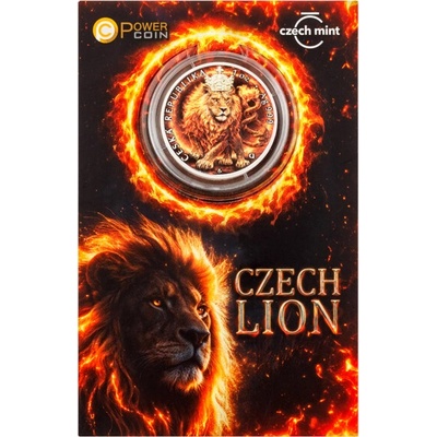 Česká mincovna Stříbrná mince Český lev 2026 kolor proof 1 oz – Zbozi.Blesk.cz
