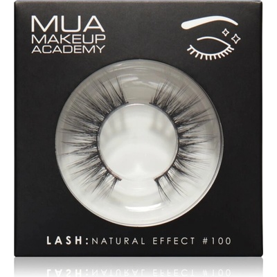 MUA Makeup Academy Lashes Natural Effect umelé mihalnice typ #100 1 pár