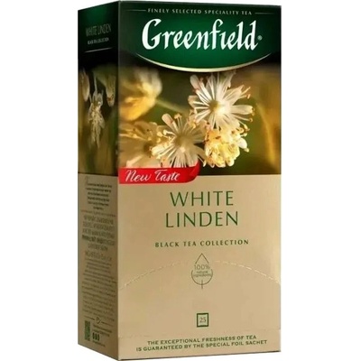 Greenfield Čaj černý White Linden 25 x 1,5 g