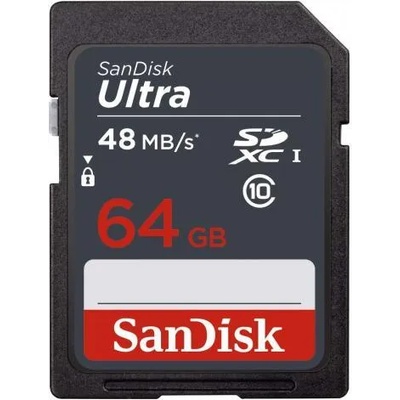 SanDisk Ultra SDXC 64GB C10/UHS-I SDSDUNR-064G-GN3IN/186557
