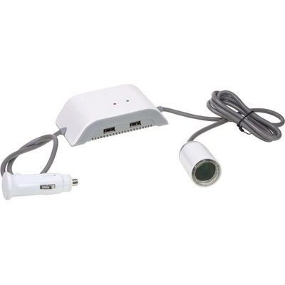 34612USB Podpěťová ochrana autobaterie, 2x USB