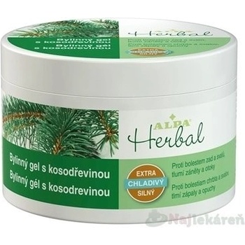 Alpa Herbal bylinný gél s kosodrevinou 250 ml