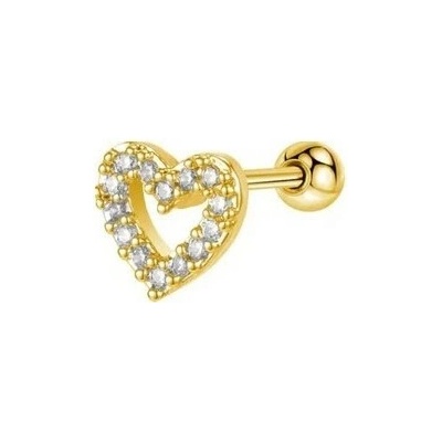 ORNAMENTI Pozlacený piercing se zirkony gold mini NI350045