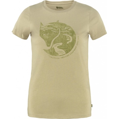 Fjallraven Arctic Fox Print T-shirt W SAND STONE
