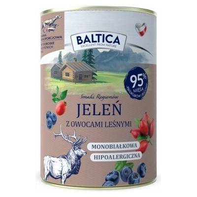 Baltica Smaki regionów Mono Deer with forest fruits 400 g