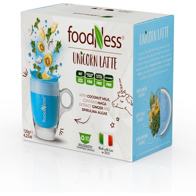 FoodNess Unicorn Latte със спирулина, мака и джинджифил за Dolce Gusto 10 капсули