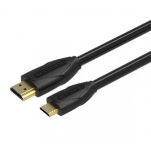 Vention mini HDMI/M - HDMI/M, (черен) 1, 5 м, кабел
