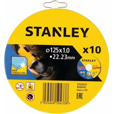 Stanley Řezný kotouč 125 x 22,2 mm STA38257 10 ks