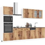 vidaXL Комплект кухненски шкафове от 7 части Kalmar, инженерно дърво (3314739)