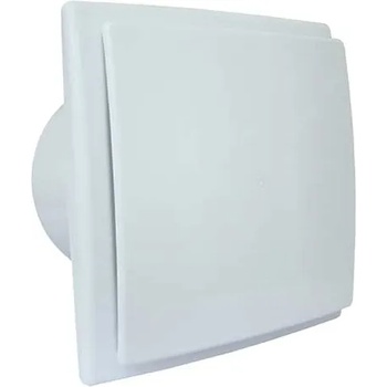 Image 1 of MMotors ВЕНТИЛАТОР ММ- ОК 100/169 КВАДРАТ С КЛАПА СТЪКЛО ОВАЛ /БЯЛ ГЛАНЦ/ (0450)