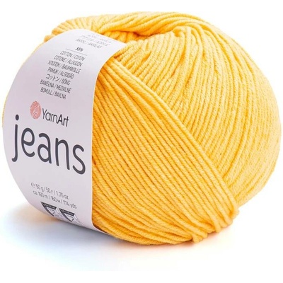 Yarn Art příze YarnArt Jeans 35 sytě žlutá