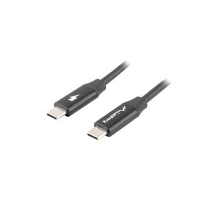 Lanberg USB-C (M/M) 2.0 кабел, 0, 5 м, Quick Charge 4.0, черен CA-CMCM-40CU-0005-BK (CA-CMCM-40CU-0005-BK)