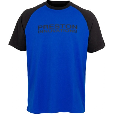 Preston Innovations tričko Lightweight Blue Raglan