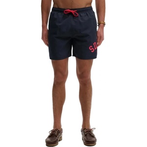 Superdry Бански гащета Superdry Printed Logo 16 swimming shorts - Blue (Eclipse Navy)