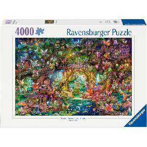 Ravensburger Пъзел Ravensburger от 4000 части - Скритият свят на феите (12000810)