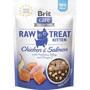Brit Raw Treat Cat Kitten Chicken&Salmon 40 g