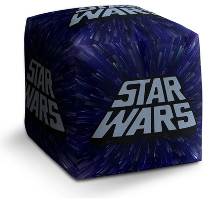 Sablio Taburet Cube Star Wars Vesmír: 40x40x40 cm