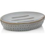 Kela Керамична сапунерка KELA Dots, сива (1448)