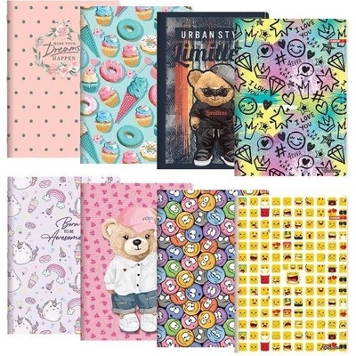 Junior sešit 544 A5 linka Design B
