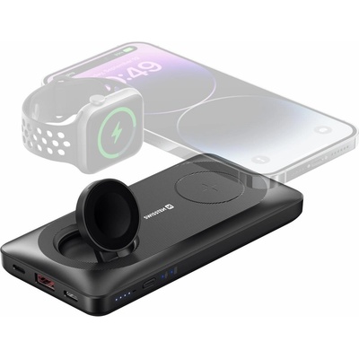 Powerbanka Swissten Power Bank 10 000 mAh 2v1 pro Apple Watch a MagSafe (22013973)