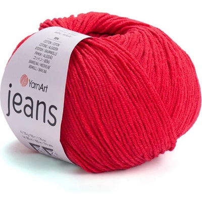 Yarn Art příze YarnArt Jeans 90 červená
