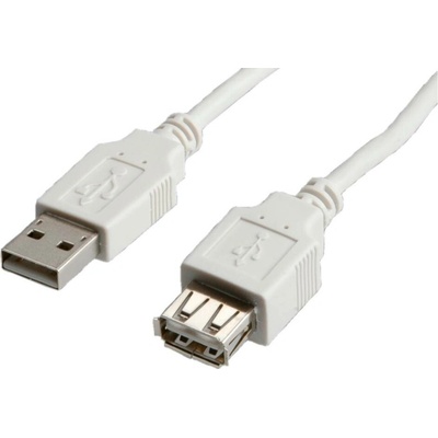 Value 11.99.8978 prodlužovací, USB 3.0 A(M) - USB 3.0 A(F), 1,8m, bílý