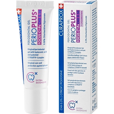 Curaprox gél Perio Plus+ Focus 0.5 CHX 10 ml