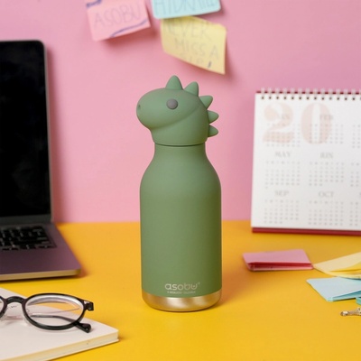 Asobu Nerezová termolahev pro děti 460 ml Dinosaur Bestie